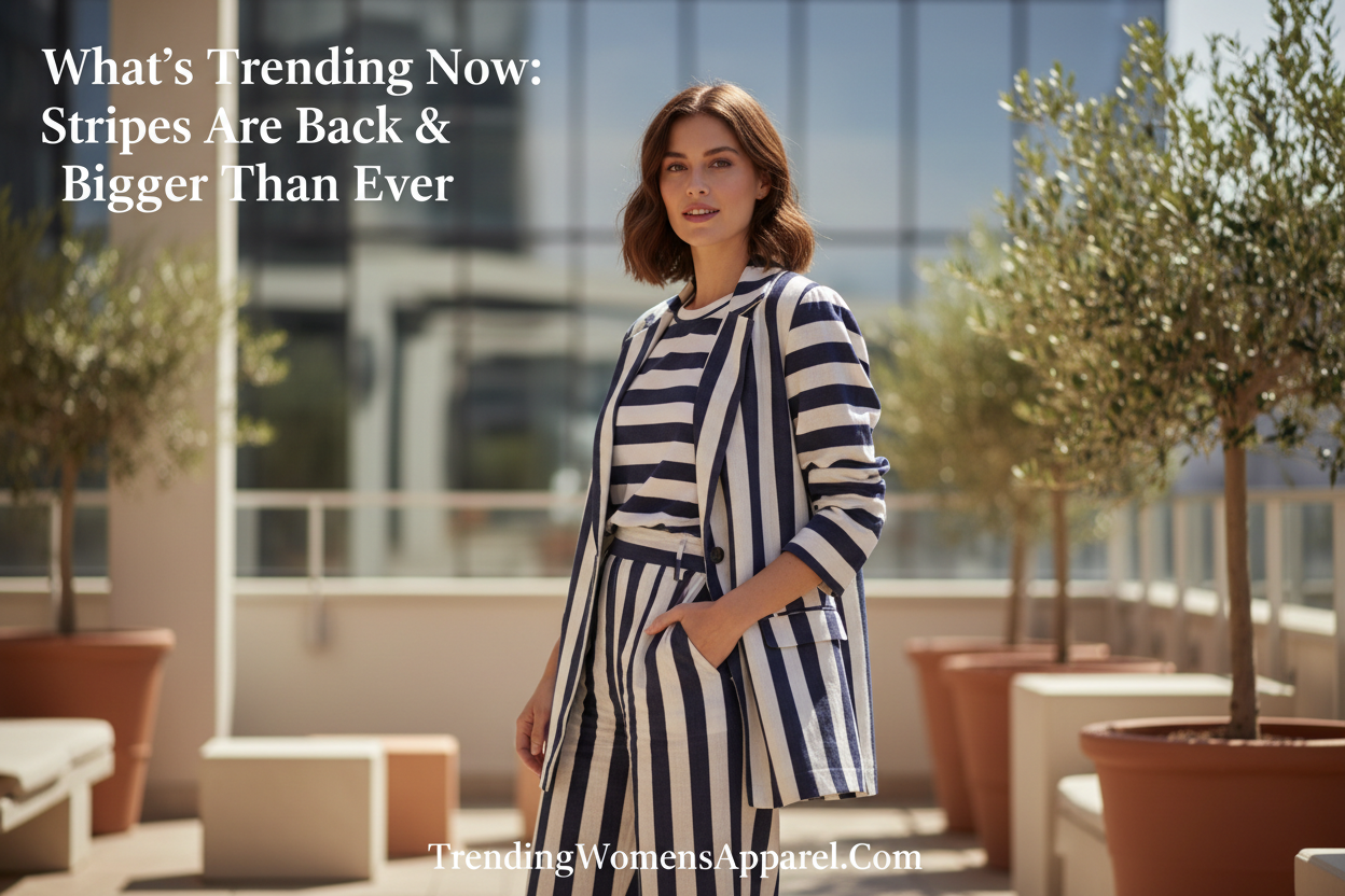 What's Trending Now: Stripes Are Back & Bigger Than Ever