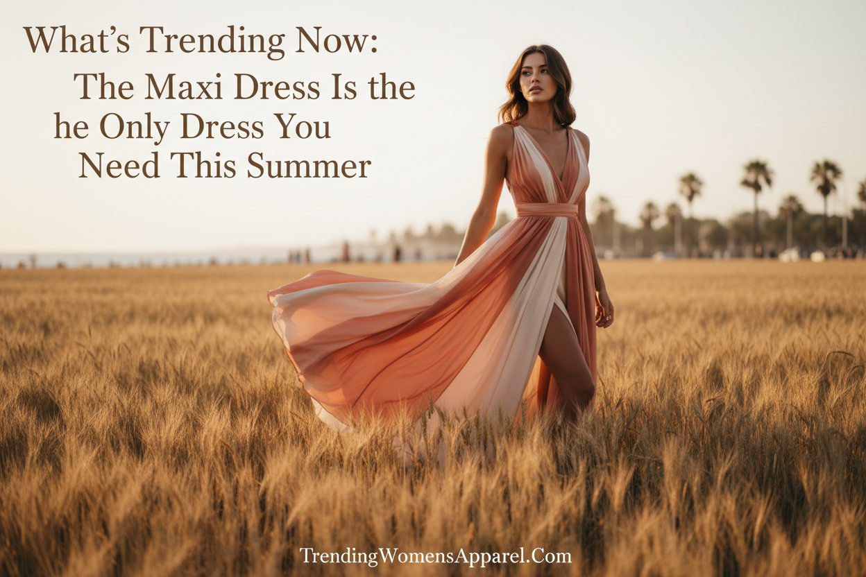 What's Trending Now: The Maxi Dress Is the Only Dress You Need This Summer